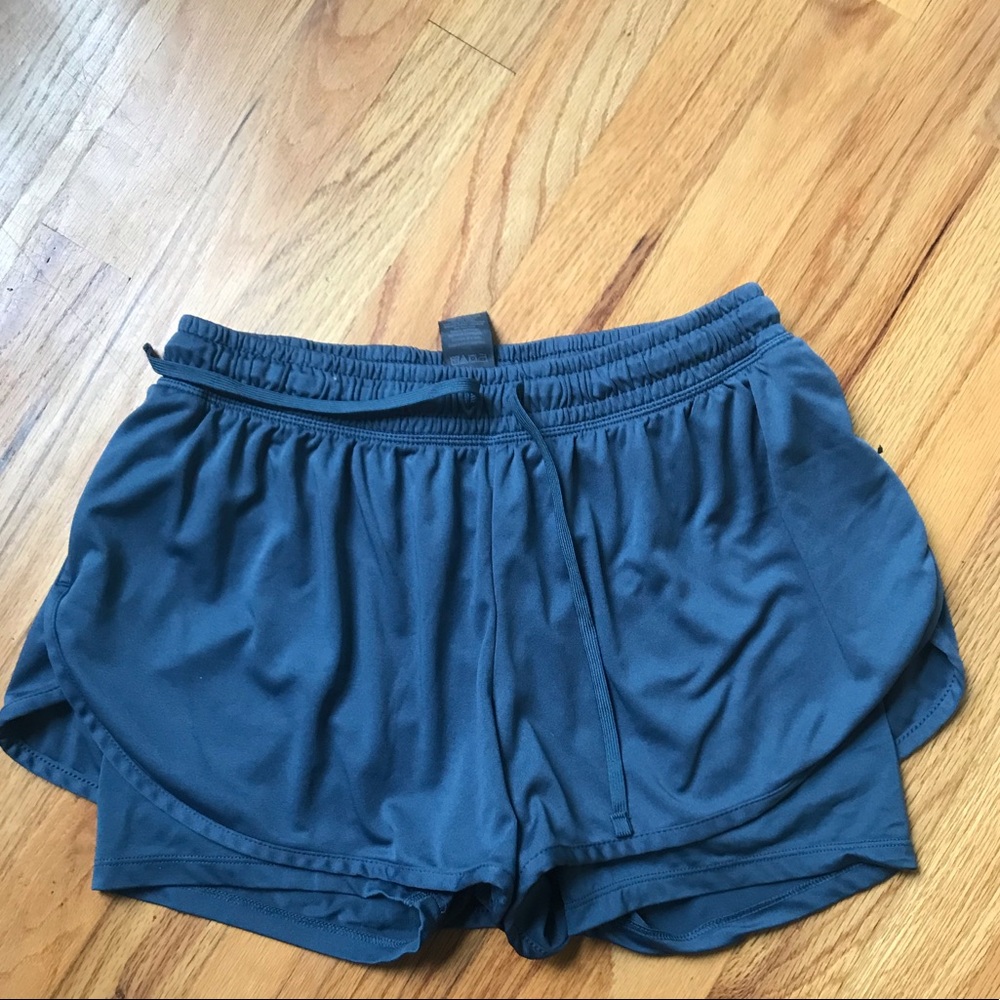 Athletic shorts with built in spandex